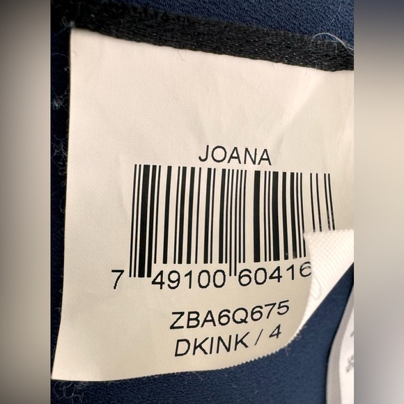 BCBG Max Azria Women's Joana Cap Sleeve Navy Dress - size 4 - Picture 7 of 9